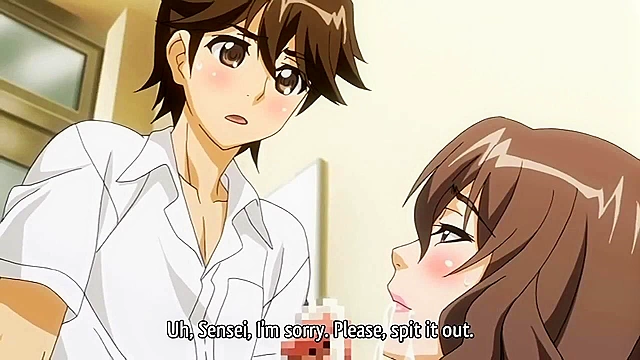 Strict Teacher 1 - Teacher gets creampied by a student while naughty hentai nurse films it