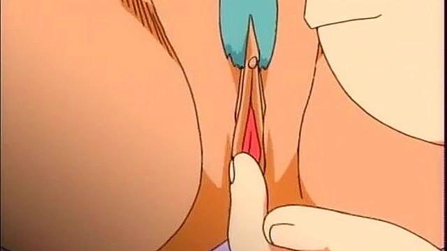 Horny stable boy finds a tied up virgin elf and fingers her pussy