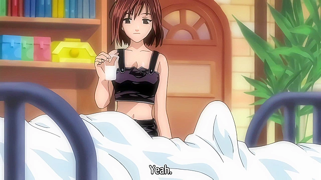 Stringendo & Accelerendo Ultimatum: Sera 1 - Hentai schoolgirl swallows load after handjob