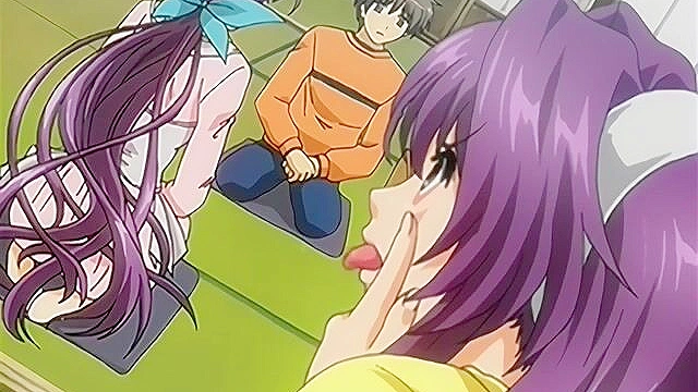 Beautiful Sisters 1 - Experienced waitress takes virginity of college guy