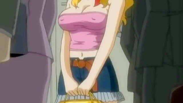 Pervs on a Train: Pleasure Commute 1 - Busty blonde fingered on train till orgasm