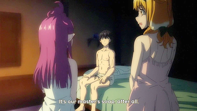 Harem in the Labyrinth of Another World (uncensored) S1E12 - Ecchi Anime - Fucking virgin dwarf