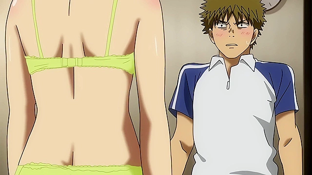 Sexy and Stupid Water Polo Comedy!! 3 - Ecchi - Busty schoolgirls fondle each other in shower