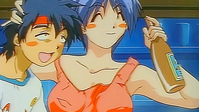 Pia Carrot 2 ep1 - Hero saves sexy redheaded anime girl and fucks her on the beach