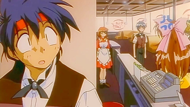 Pia Carrot 2 ep2 - Lucky pervert spies on some hot anime girls in the public baths