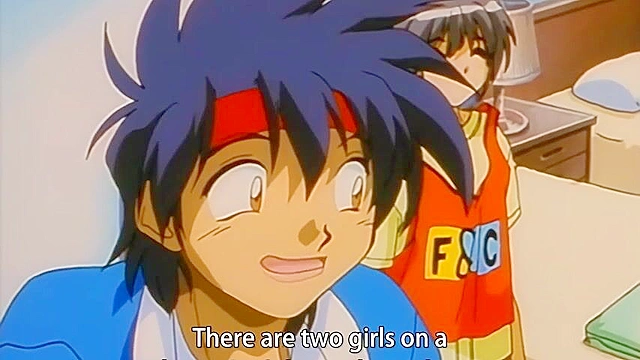 Pia Carrot 2 ep2 - Lucky pervert spies on some hot anime girls in the public baths