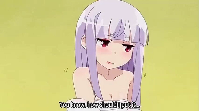 Saucy Welcome! - Virgin guy gets raw hentai sex from busty college girl