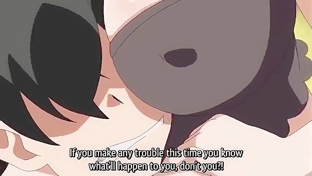 Saucy Welcome! - Virgin guy gets raw hentai sex from busty college girl