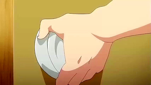 Saucy Welcome! - Virgin guy gets raw hentai sex from busty college girl