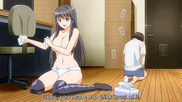 Eroge! Make Sexy Games 1 - Game consultant gets a titty fuck from bitchy anime girl