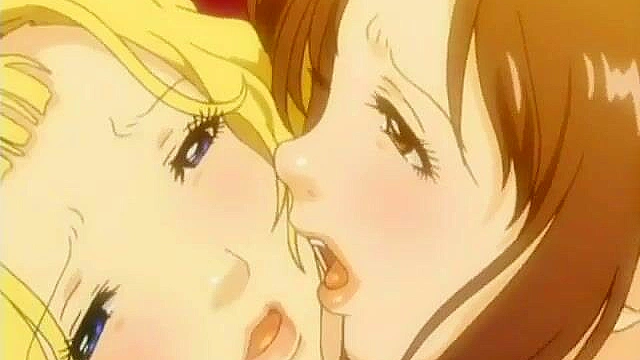 Milk Junkie 4 - Three hentai girls with huge tits fuck nerd in contest