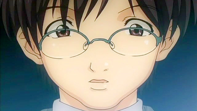 Milk Junkie 4 - Three hentai girls with huge tits fuck nerd in contest