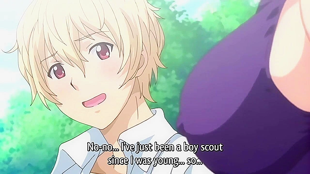 Boy Meets Harem - Student crash lands on island with busty sluts