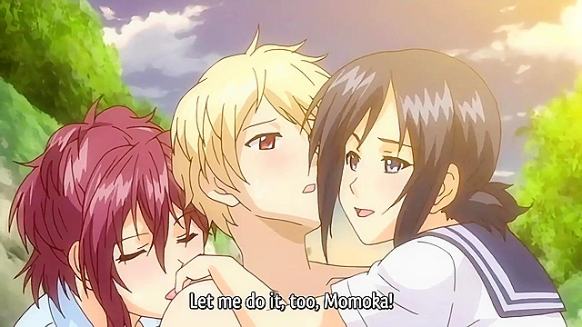 Boy Meets Harem - Student crash lands on island with busty sluts