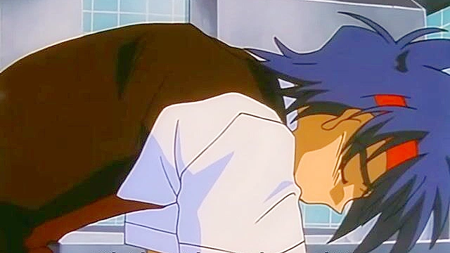 Pia Carrot 2 ep3 - Cute anime girl gets fucked in virgin pussy on romantic boat ride below fireworks