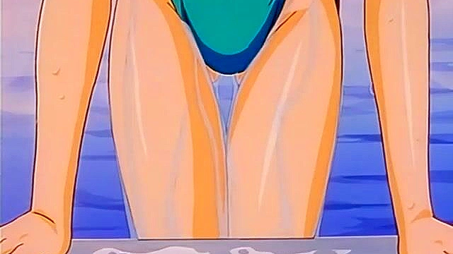 Pia Carrot 2 ep3 - Cute anime girl gets fucked in virgin pussy on romantic boat ride below fireworks