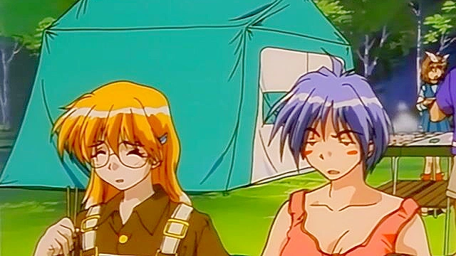 Pia Carrot 2 ep3 - Cute anime girl gets fucked in virgin pussy on romantic boat ride below fireworks