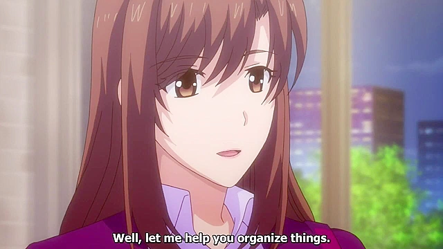 Eternity: Sweet Love Story 12 - Anime office girl has passionate sex with aggressive coworker