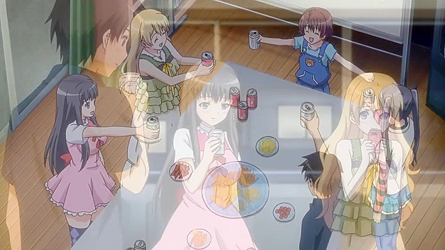 Eroge! Make Sexy Games 2 - Busty blonde anime virgin rides game nerd's cock