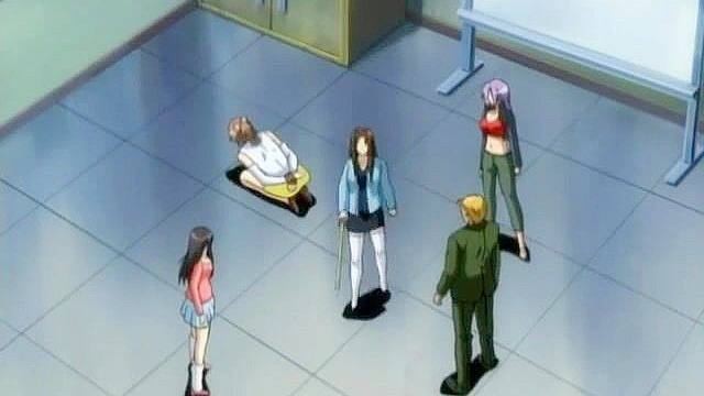 Flower & Snake - Tied up milf gets fucked with the big nose of a mask in front of crowd