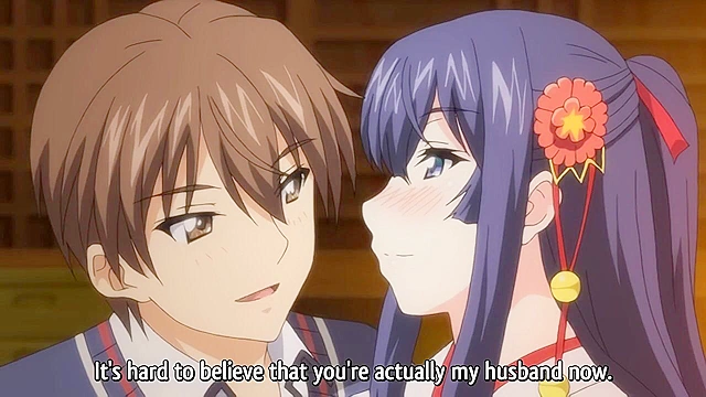 Young virgin wife has her tight bald pussy penetrated for first time - hentai