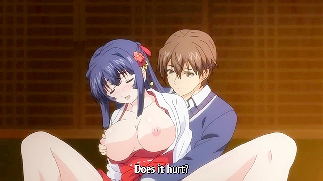 Young virgin wife has her tight bald pussy penetrated for first time - hentai