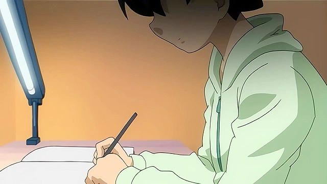 Arbeit Shiyou!! - Busty hentai maid gets fucked by carrot and master's dick