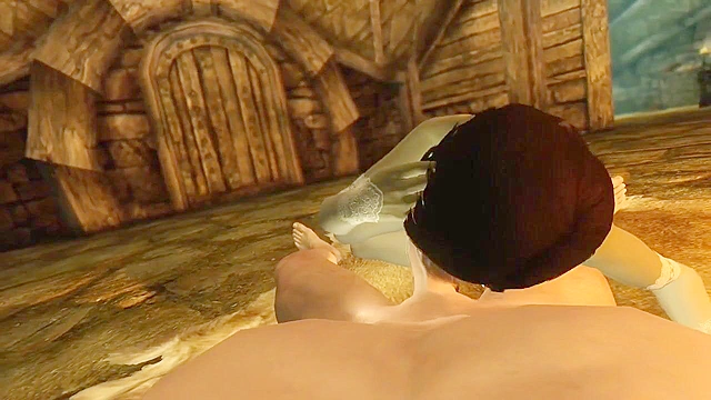 Hot 3d babe turns in to an orc and you put your cock in to her green pussy