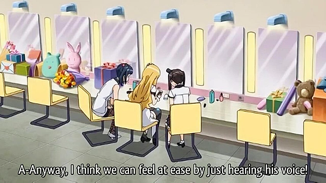 Idol Sister - Pervy older hentai brother bangs all three idol singers before the show