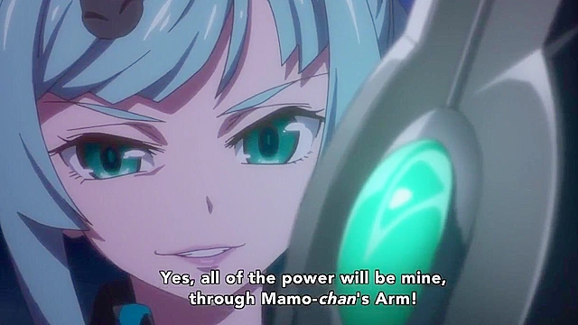 Valkyrie Drive 2 - Chained lesbian girl is freed and turned in to the perfect sexy lesbian weapon