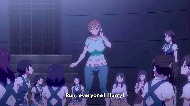 Valkyrie Drive 2 - Chained lesbian girl is freed and turned in to the perfect sexy lesbian weapon