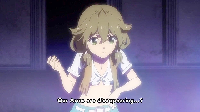 Valkyrie Drive 2 - Chained lesbian girl is freed and turned in to the perfect sexy lesbian weapon