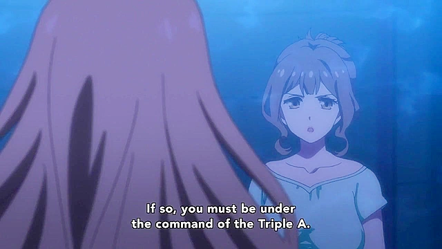 Valkyrie Drive 2 - Chained lesbian girl is freed and turned in to the perfect sexy lesbian weapon