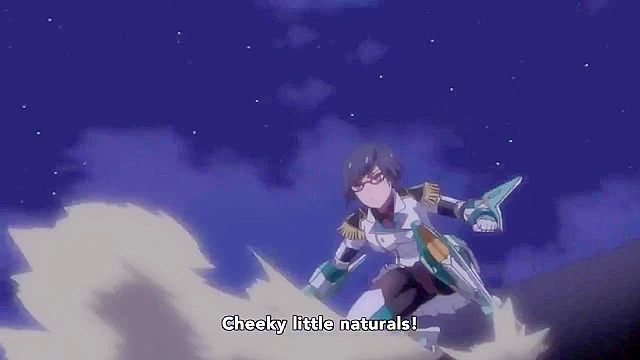 Valkyrie Drive 2 - Chained lesbian girl is freed and turned in to the perfect sexy lesbian weapon