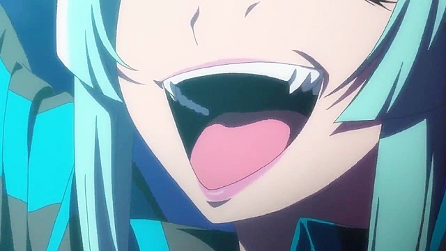 Valkyrie Drive 2 - Chained lesbian girl is freed and turned in to the perfect sexy lesbian weapon