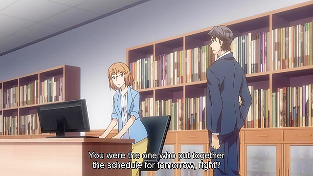 Eternity: Sweet Love Story 8 - Nerdy office girl gets romantic fuck from handsome businessman