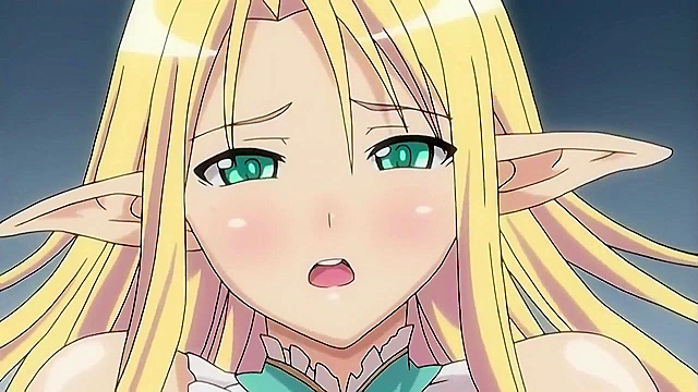 Fault!! S - Horny anime elf girl gets fucked in classroom after lusty blowjob