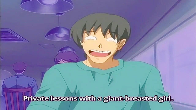 Explosive Bust Mother and Daughter 1 - Mom and daughter fuck tutor with their huge anime tits