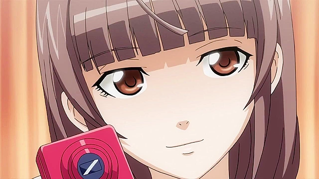 Teen dude fucks his busty japanese girlfriend while his horny neighbor spies on him