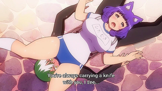 Immoral Guild (uncensored ecchi) 3 - Hero crushed by pussy falling on face