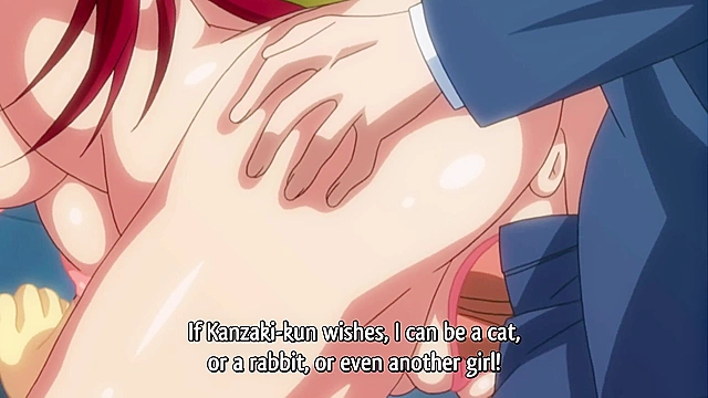 Dinner for Vampire Extra - Succubus transforms into catgirl for curvy doggy style sex