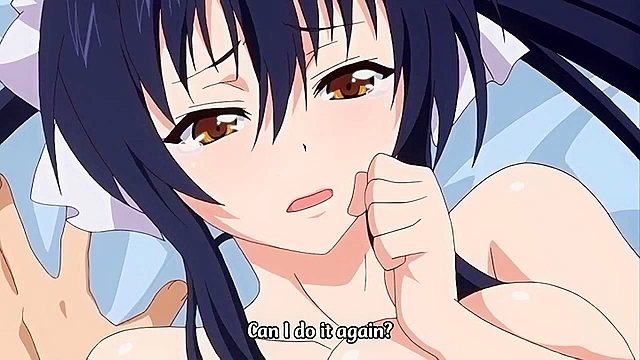 Milk White Moan 1 - Huge titty schoolgirl gets her massive anime mammaries fondled