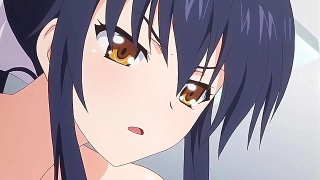 Milk White Moan 1 - Huge titty schoolgirl gets her massive anime mammaries fondled