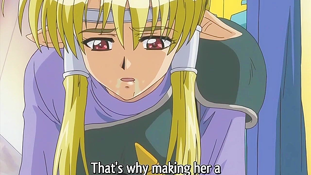 Elfen Laid 2 - Virgin hentai elf tied up, gagged and fucked deep