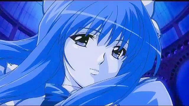 Teen hentai hottie is tied up and covered in oil before fucking