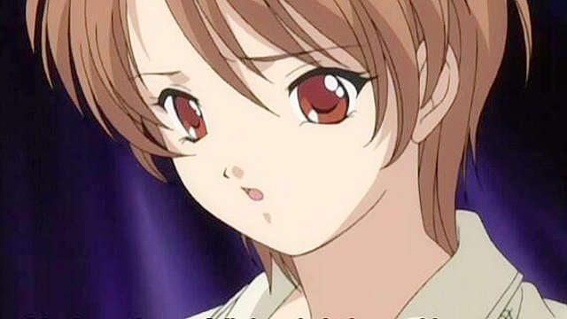 Petite hentai girl with long hair gets her soft pussy fucked by ninja for first time