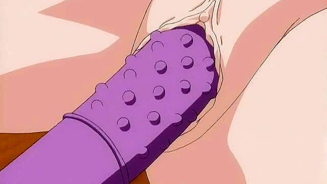 Petite hentai girl with long hair gets her soft pussy fucked by ninja for first time