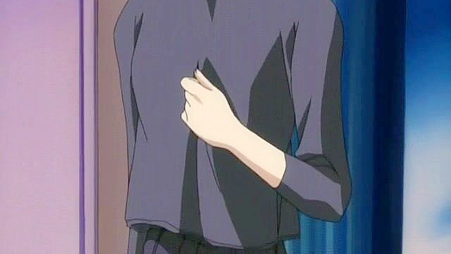 Petite hentai girl with long hair gets her soft pussy fucked by ninja for first time