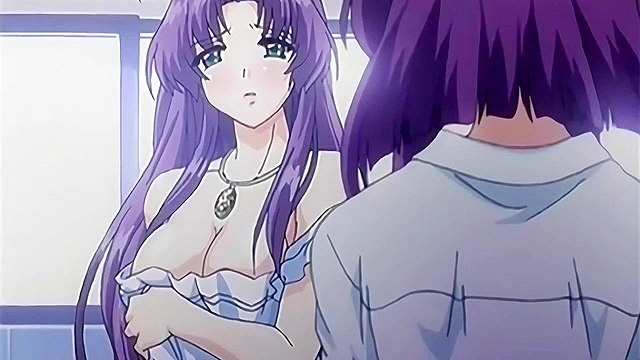 Beautiful Sisters 2 - Busty anime girl gets fucked in kitchen when sister walks in