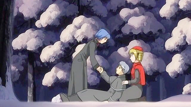 Shy virgin gets her pussy fucked for the first time in romantic hentai